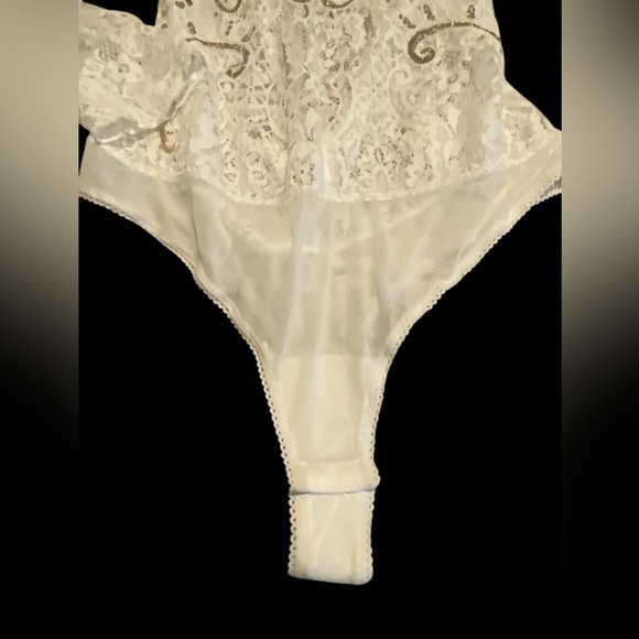 Free People | FP Intimately Lace Bodysuit | wedding lingerie NWT size XL - Picture 8 of 13